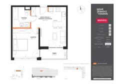 2 pokoje, mieszkanie 42,65 m², piętro 8, oferta nr B/B-08-15-K3, Nowe Żerniki, Wrocław, Żerniki, ul. Kosmonautów / al. Architektów
