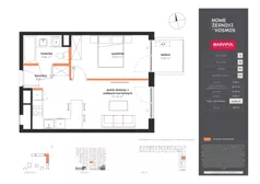 2 pokoje, mieszkanie 42,38 m², piętro 4, oferta nr A/A-04-07-K1, Nowe Żerniki, Wrocław, Żerniki, ul. Kosmonautów / al. Architektów