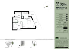 2 pokoje, apartament 53,27 m², parter, oferta nr C/C-0-01, Nowa Chylonia, Gdynia, Chylonia, Chylonia, ul. Pucka 4