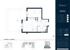 2 pokoje, mieszkanie 39,07 m², parter, oferta nr A/M073, Riviera 5, Warszawa, Białołęka, Żerań, ul. Żubowiecka