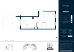 2 pokoje, mieszkanie 52,20 m², parter, oferta nr A/M074, Riviera 5, Warszawa, Białołęka, Żerań, ul. Żubowiecka