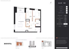 3 pokoje, apartament 75,44 m², piętro 1, oferta nr A/M008, Aleje 138, Warszawa, Ochota, Stara Ochota, ul. Aleje Jerozolimskie 138