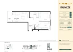 3 pokoje, mieszkanie 58,48 m², piętro 3, oferta nr B/B056, Conrada 28, Warszawa, Bielany, ul. Josepha Conrada 28