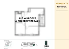 3 pokoje, mieszkanie 48,97 m², piętro 4, oferta nr B/B058, Conrada 28, Warszawa, Bielany, ul. Josepha Conrada 28
