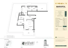 3 pokoje, apartament 65,27 m², piętro 8, oferta nr B/B038, Conrada 28, Warszawa, Bielany, ul. Josepha Conrada 28