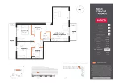 3 pokoje, mieszkanie 68,16 m², piętro 5, oferta nr B/AB-05-10-K2, Nowe Żerniki, Wrocław, Żerniki, ul. Kosmonautów / al. Architektów