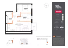 3 pokoje, mieszkanie 51,31 m², piętro 2, oferta nr A/A-02-01-K1, Nowe Żerniki, Wrocław, Żerniki, ul. Kosmonautów / al. Architektów