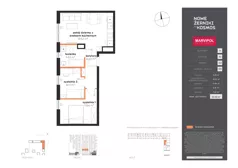3 pokoje, mieszkanie 50,99 m², piętro 3, oferta nr A/A-03-03-K1, Nowe Żerniki, Wrocław, Żerniki, ul. Kosmonautów / al. Architektów