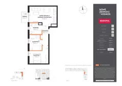 3 pokoje, mieszkanie 50,99 m², piętro 7, oferta nr A/A-07-05-K1, Nowe Żerniki, Wrocław, Żerniki, ul. Kosmonautów / al. Architektów