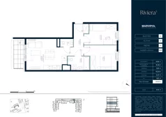 3 pokoje, mieszkanie 52,87 m², piętro 2, oferta nr A/M082, Riviera 5, Warszawa, Białołęka, Żerań, ul. Żubowiecka