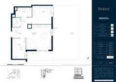 3 pokoje, mieszkanie 52,87 m², piętro 2, oferta nr A/M082, Riviera 5, Warszawa, Białołęka, Żerań, ul. Żubowiecka