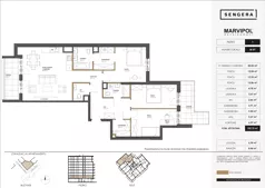 4 pokoje, apartament 102,73 m², piętro 1, oferta nr 1/M07, Sengera 1, Warszawa, Ursynów, Natolin, ul. Mariana Sengera „Cichego” 1