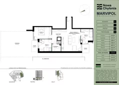 4 pokoje, apartament 71,10 m², parter, oferta nr C/C-0-04, Nowa Chylonia, Gdynia, Chylonia, Chylonia, ul. Pucka 4