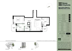 4 pokoje, mieszkanie 71,91 m², piętro 1, oferta nr C/C-1-05, Nowa Chylonia, Gdynia, Chylonia, Chylonia, ul. Pucka 4