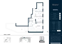 4 pokoje, mieszkanie 71,65 m², parter, oferta nr A/M052, Riviera 5, Warszawa, Białołęka, Żerań, ul. Żubowiecka