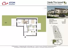 3 pokoje, mieszkanie 51,49 m², piętro 2, oferta nr A1/12, Osiedle Przy Lipowej, Święta Katarzyna, ul. Lipowa