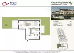 3 pokoje, mieszkanie 51,49 m², piętro 2, oferta nr A1/12, Osiedle Przy Lipowej, Święta Katarzyna, ul. Lipowa