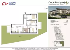 4 pokoje, mieszkanie 66,20 m², parter, oferta nr A1/1, Osiedle Przy Lipowej, Święta Katarzyna, ul. Lipowa