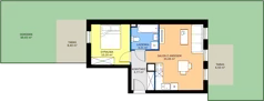 2 pokoje, mieszkanie 39,67 m², parter, oferta nr A1/4, Osiedle Przy Lipowej, Święta Katarzyna, ul. Lipowa