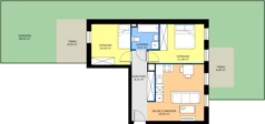 3 pokoje, mieszkanie 53,27 m², parter, oferta nr B3/4, Osiedle Przy Lipowej, Święta Katarzyna, ul. Lipowa