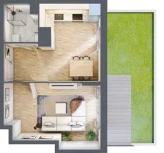 1 pokój, apartament inwestycyjny 33,98 m², parter, oferta nr 4, Stalowa 65 - przy stacji metra, Warszawa, Praga Północ, Nowa Praga, ul. Stalowa 65