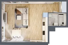 1 pokój, apartament inwestycyjny 37,63 m², piętro 1, oferta nr 8, Stalowa 65 - przy stacji metra, Warszawa, Praga Północ, Nowa Praga, ul. Stalowa 65