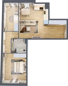 3 pokoje, apartament 61,90 m², piętro 3, oferta nr 25, Stalowa 65 - przy stacji metra, Warszawa, Praga Północ, Nowa Praga, ul. Stalowa 65