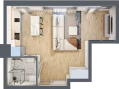 1 pokój, apartament inwestycyjny 27,44 m², piętro 2, oferta nr 21, Stalowa 65 - przy stacji metra, Warszawa, Praga Północ, Nowa Praga, ul. Stalowa 65