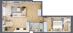 2 pokoje, apartament 49,61 m², piętro 2, oferta nr 64, Stalowa 65 - przy stacji metra, Warszawa, Praga Północ, Nowa Praga, ul. Stalowa 65