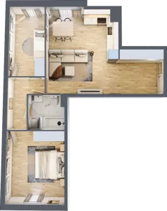 3 pokoje, mieszkanie 62,03 m², piętro 4, oferta nr 34, Stalowa 65 - przy stacji metra, Warszawa, Praga Północ, Nowa Praga, ul. Stalowa 65