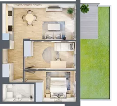 3 pokoje, mieszkanie 51,84 m², piętro 2, oferta nr E_21, 3 Ogrody, Zamienie, ul. Anyżkowa