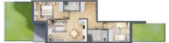 3 pokoje, mieszkanie 55,50 m², parter, oferta nr E_7, 3 Ogrody, Zamienie, ul. Anyżkowa