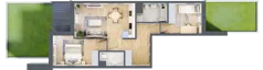 3 pokoje, mieszkanie 55,65 m², parter, oferta nr E_33, 3 Ogrody, Zamienie, ul. Anyżkowa