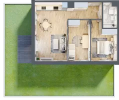3 pokoje, mieszkanie 54,64 m², piętro 2, oferta nr F_24, 3 Ogrody, Zamienie, ul. Anyżkowa