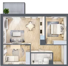 3 pokoje, mieszkanie 57,82 m², piętro 1, oferta nr G_27, 3 Ogrody, Zamienie, ul. Anyżkowa