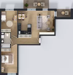 3 pokoje, mieszkanie 71,49 m², piętro 1, oferta nr OST1/B/2/46, Ostródzka, Warszawa, Białołęka, Białołęka, ul. Ostródzka  110