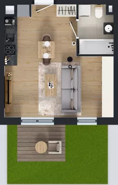 1 pokój, mieszkanie 29,08 m², piętro 2, oferta nr OST1/B/3/52, Ostródzka, Warszawa, Białołęka, Białołęka, ul. Ostródzka  110