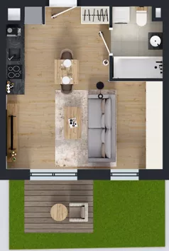 1 pokój, mieszkanie 29,07 m², parter, oferta nr OST1/E/1/122, Ostródzka, Warszawa, Białołęka, Białołęka, ul. Ostródzka  110