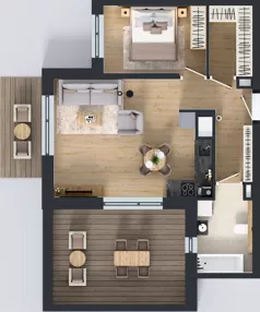 2 pokoje, mieszkanie 49,10 m², piętro 5, oferta nr GO1/B/6/81, Goździków, Warszawa, Wawer, Marysin Wawerski, ul. Goździków