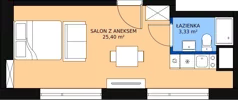 1 pokój, mieszkanie 29,97 m², piętro 5, oferta nr KO1/A/6/49, Konopacka, Warszawa, Praga Północ, Nowa Praga, ul. Konopacka 12