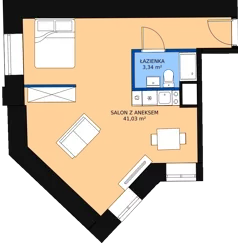 1 pokój, mieszkanie 43,91 m², piętro 2, oferta nr KO1/C/3/120, Konopacka, Warszawa, Praga Północ, Nowa Praga, ul. Konopacka 12