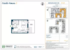 1 pokój, mieszkanie 33,31 m², parter, oferta nr OH3-2/F/1/137, Osiedle Hemara 3, Warszawa, Białołęka, Brzeziny, ul. Mariana Hemara