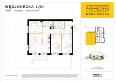4 pokoje, mieszkanie 84,29 m², parter, oferta nr RD5/1/04, Węgliniecka, Wrocław, Maślice, ul. Węgliniecka 1