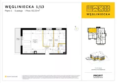 3 pokoje, mieszkanie 62,33 m², piętro 1, oferta nr RD5/1/13, Węgliniecka, Wrocław, Maślice, ul. Węgliniecka 1