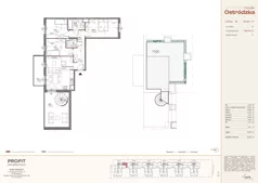 4 pokoje, mieszkanie 78,45 m², piętro 2, oferta nr OST1/A/3/18, Ostródzka, Warszawa, Białołęka, Białołęka, ul. Ostródzka  110