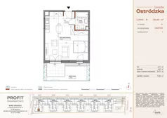 1 pokój, mieszkanie 36,46 m², parter, oferta nr OST1/A/1/6, Ostródzka, Warszawa, Białołęka, Białołęka, ul. Ostródzka  110