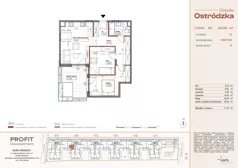 3 pokoje, mieszkanie 60,58 m², parter, oferta nr OST1/B/1/35, Ostródzka, Warszawa, Białołęka, Białołęka, ul. Ostródzka  110