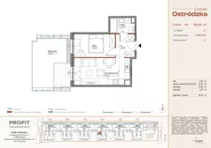 2 pokoje, mieszkanie 36,25 m², parter, oferta nr OST1/D/1/94, Ostródzka, Warszawa, Białołęka, Białołęka, ul. Ostródzka 110