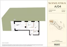 3 pokoje, mieszkanie 57,14 m², piętro 2, oferta nr WA2/A/24, Waniliowa, Wrocław, Lipa Piotrowska, Psie Pole, ul. Waniliowa