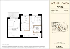 3 pokoje, mieszkanie 52,81 m², piętro 1, oferta nr WA2/A/18, Waniliowa, Wrocław, Lipa Piotrowska, Psie Pole, ul. Waniliowa